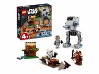 LEGO 75332 Star Wars AT-ST mit Ewok Wicket und Scout Trooper Minifiguren