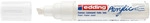 Edding 5000 Acrylmarker Breit, Wei&szlig;, Mei&szlig;el, Wei&szlig;, Extradick, 5 mm, 1 cm -...