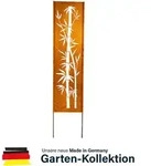HOME DELUXE - Rost Sichtschutz - AURELIA - 230 x 50 x 1,5 cm, wetterbest&auml;ndig, edle
