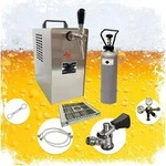 Komplett Set - Zapfanlage, Bierzapfanlage JET 30 Bierkoffer, Durchlaufk&uuml;hler