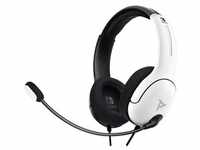 PDP LVL40 Wired Stereo: Black & White 500-162-BW, On-ear Gaming Headset Schwarz-Weiß