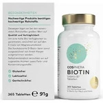 Cosphera - Biotin Hochdosiert 10.000 mcg D-Biotin - 365 vegane Tabletten