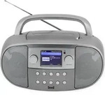 Soundmaster SCD7600TI, Analog & Digital, DAB+, FM, Spieler, CD, CD-R, CD-RW, 4 W, LCD