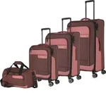 travelite VIIA 4W Trolley L / M / S Travelbag Spring Rose hellrot 78cm -...