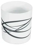 Tischabfallbeh&auml;lter, Tischeimer, Kunststoff, &Oslash;13cm, 14cm H&ouml;he - Wei&szlig;