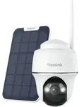 Reolink Argus PT+Solarpanel, 2K+ 5MP PT &Uuml;berwachungskamera Aussen Akku, Pan & Tilt &