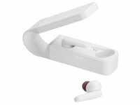 Hama Bluetooth-Kopfhörer Spirit Pocket Weiß True Wireless In-Ear Headset 32 Ohm