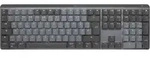Logitech MX Mechanical - Tastatur - kabellos DE- grafit - clicky - Grau