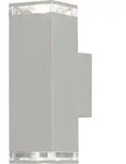 Konstsmide Pollux Wandleuchte auf/ab mit 1xStreifen weiss, 2xGU10 Sockel, max 2x7W,