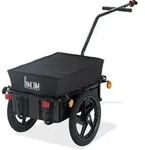HOMCOM Fahrradanh&auml;nger Lastenanh&auml;nger f&uuml;r Fahrrad 40 kg Belastbarkeit