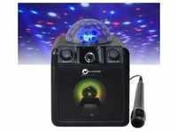 N-Gear Tragbarer Bluetooth- und Disco-Karaoke-Lautsprecher The Disco Block 410 50 W,