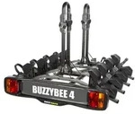 BUZZ RACK 5989 Anh&auml;ngerkupplung Fahrradtr&auml;ger 4-Fahrr&auml;der - Schwarz