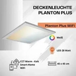 LEDVANCE SMART+ Planon Plus, Intelligente Deckenbeleuchtung, WLAN, Wei&szlig;, Aluminium,