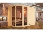 weka Design-Sauna KEMI Eck 2 GTF x B x T x H x 245 x 195 x 200 - Wei&szlig;