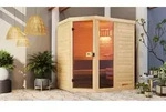 weka Massivholz-Elementsauna 38 mm LAUKKALA 2 GTF inkl. Sauna-Leuchtenset x B x T x H