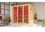 weka Design-Sauna KEMI PANORAMA 2 inkl. 7,5 kW OS-Ofenset x B x T x H x 211 x 169 x