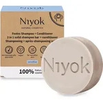 Niyok 2-in-1 Festes Shampoo+Conditioner "Sensitiv" (80g), Sensitiv Shampoo ohne