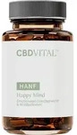 CBD VlTAL - Hanf Happy Mind | 60 Kapseln mit Safran, B‐Vitaminen, Eisen & Zink