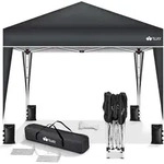 tillvex Pavillon 3x3m Anthrazit wasserdicht | Pop-Up Faltpavillon...