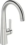 Hansa HANSADESIGNO Style Einhebelmischer Waschtischbatterie - Silber