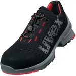 uvex 1 Halbschuhe S1 schwarz, rot Weite 11 Gr. 46 - Schwarz - 46