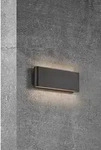 Nordlux LED Wandleuchte Kinver in Schwarz 10W 990lm IP54
