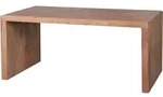 WOHNLING Schreibtisch BOHA Massiv-Holz Akazie Computertisch 160 cm breit Echtholz