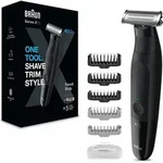 Braun Series XT3200, Schwarz, Edelstahl, Akku, Integrierte Batterie, CE -...
