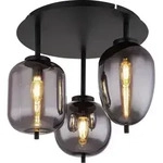 Globo Lighting Deckenleuchte Metall schwarz matt, 3x E14 - Schwarz
