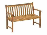 Dehner Gartenbank Mykonos, 2-Sitzer, ca. 120 x 89 x 61 cm, FSC®-es Akazienholz,
