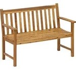 Dehner Gartenbank Mykonos, 2-Sitzer, ca. 120 x 89 x 61 cm, FSC&reg;-es Akazienholz,