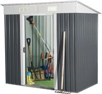 HOME DELUXE - Ger&auml;teschuppen BOHIO - Gr&ouml;&szlig;e: M - Ma&szlig;e 195 x 121 x 180 cm,
