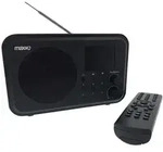 Maxxo DAB+ Internetradio DT02 mit Bluetooth, WLAN, Wecker, Holzgeh&auml;use, 2000mAh