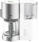 Braun KF 5120 WH, Filterkaffeemaschine, 1,2 l, 1000 W, Wei&szlig; - Wei&szlig;