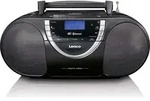 Lenco SCD-6900BK - Tragbarer Radio-CD-Player mit DAB+ und Kassette - Grau -