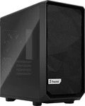 Fractal Design FD-C-MES2M-01, Fractal Design Meshify 2 Mini, PC, Schwarz, DTX, micro