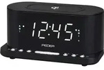 PEDEA 55005300, Uhr, FM, 87,5 - 108 MHz, Automatisches Tuning, LED, Schwarz - Schwarz