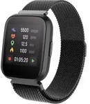 Smartwatch Forever ForeVigo 2 SW-310 schwarz f&uuml;r Damen und Herren - Schwarz