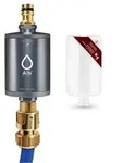 Alb Mobil Nano Camping-Wasserfilter mit Geka-Anschluss (Aluminium Titan) - Silber