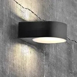 BRILLIANT Au&szlig;enwandleuchte Tyler | dekorative Au&szlig;enbeleuchtung | Metall/Glas 