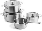 KitchenAid Stainless Steel 7-tlg. Topf-Set, Aluminium, Antihaftbeschichtung -...