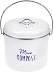 GR&Auml;WE Komposteimer Metall wei&szlig;
