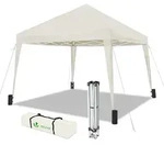VOUNOT&reg; Pavillon 3x3m mit 4 Sands&auml;cken, Pop Up Faltpavillon, Faltbar...