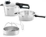 Fissler Schnellkochtopf-Set Vitavit Premium 4-teilig &ndash; 4,5 L & Schnellbratpfanne