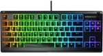 Steelseries APEX 3 TKL, Mini, Kabelgebunden, USB, AZERTY, RGB-LED, Schwarz - Schwarz