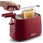 De&rsquo;Longhi CTLAP2203.R, 2 Scheibe(n), Rot, Tasten, Niveau, 550 W, 180 mm, 300...