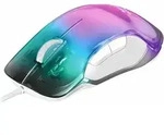 Mars Gaming MMGLOWW, rechts, Optisch, USB Typ-A, 12800 DPI, Wei&szlig; - Wei&szlig;