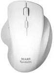 Mars Gaming MMWERGOW, rechts, Mechanisch, RF Wireless, 3200 DPI, Wei&szlig; - Wei&szlig;