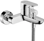 Hansgrohe Rebris S Einhebel- Wannenmischer Aufputz chrom - Silber