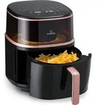 Klarstein Hei&szlig;luftfriteuse, XL Air Fryer zum Frittieren, Friteuse mit Dampffunktion,